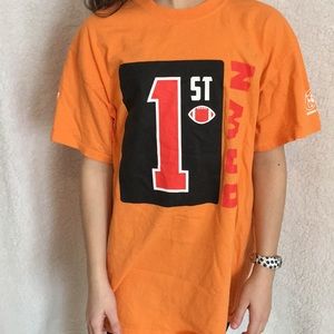 1st down football tee